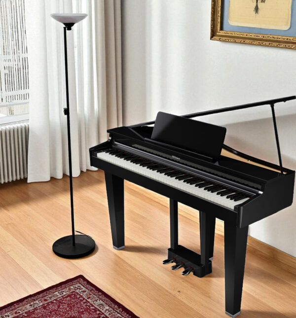 Roland GP-3-PE Mini Grand Piano in Polished Ebony - $4299.99  Please call for availability - Image 5