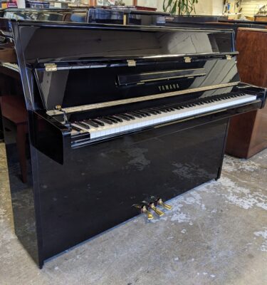 Yamaha M1F Continental Console in High Polish Ebony