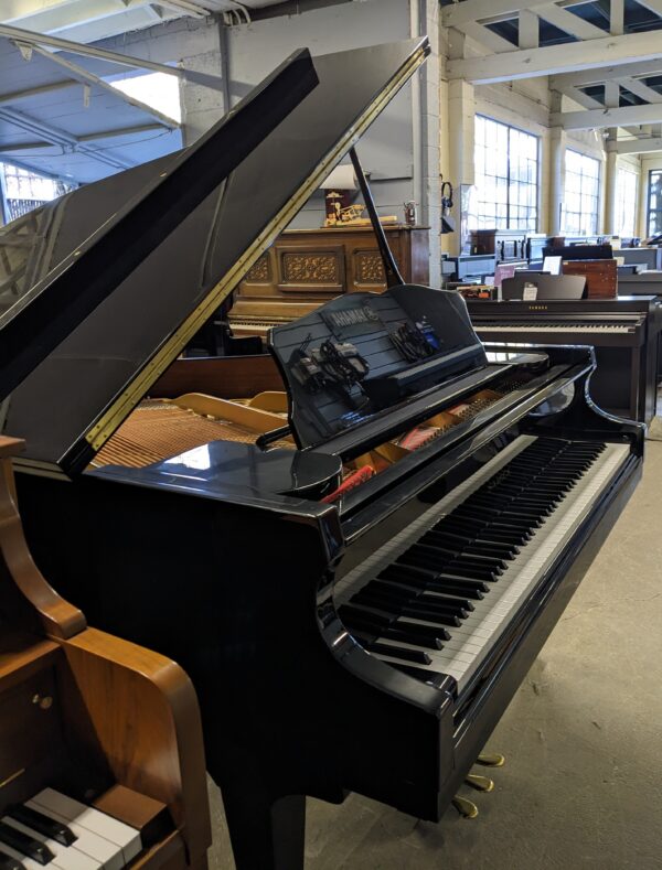 Samick Grand Piano in High Polished Ebony - Image 2