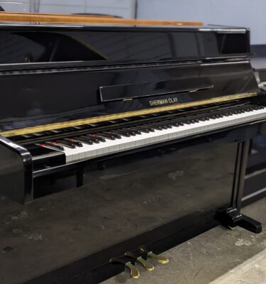 Sherman Clay Console Continental Console in High Polished Ebony #080991