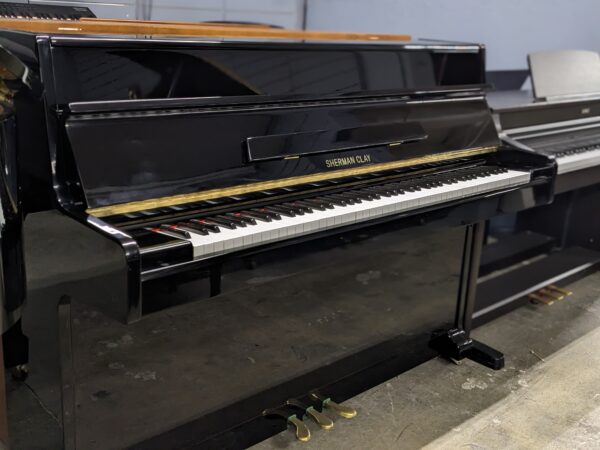 Sherman Clay Console Continental Console in High Polished Ebony #080991