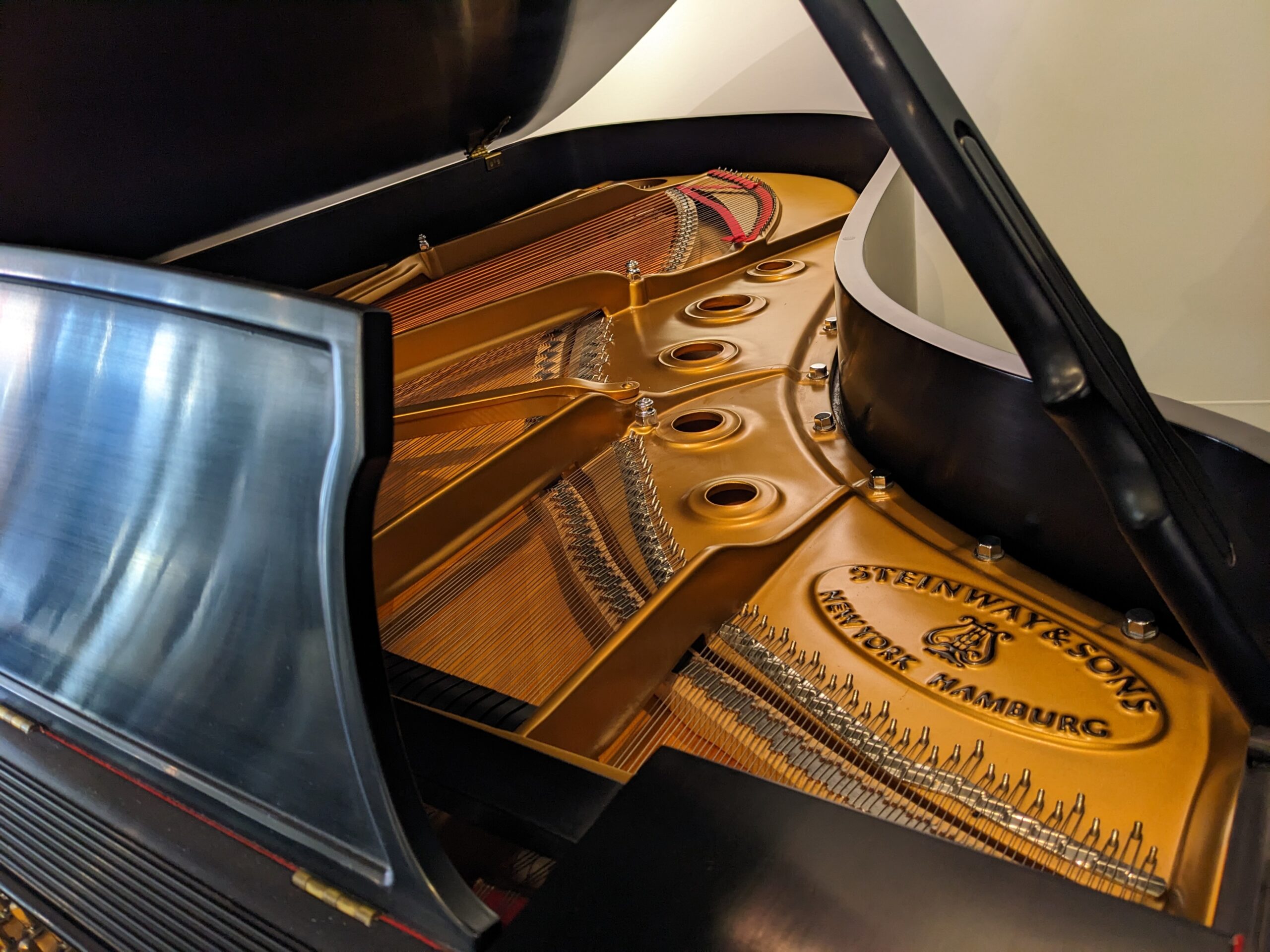 Steinway Model B Grand Piano in Satin Ebony #530679 - Image 5