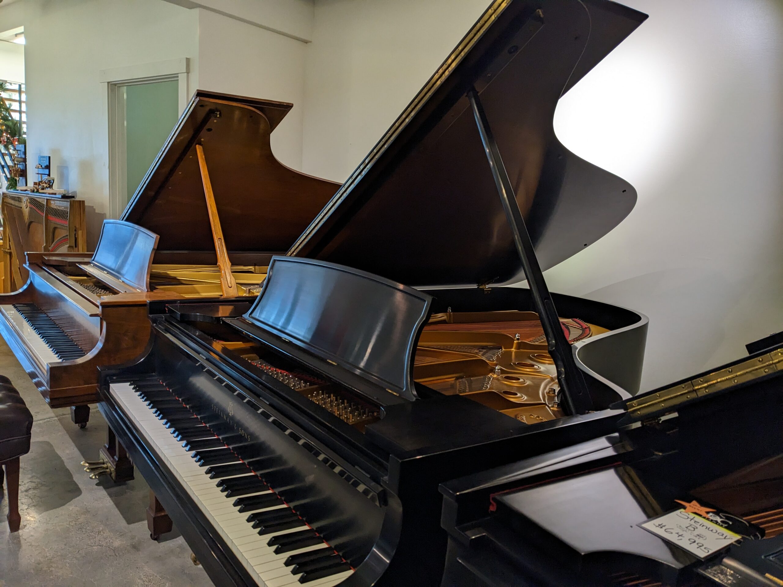 Steinway Model B Grand Piano in Satin Ebony #530679 - Image 8