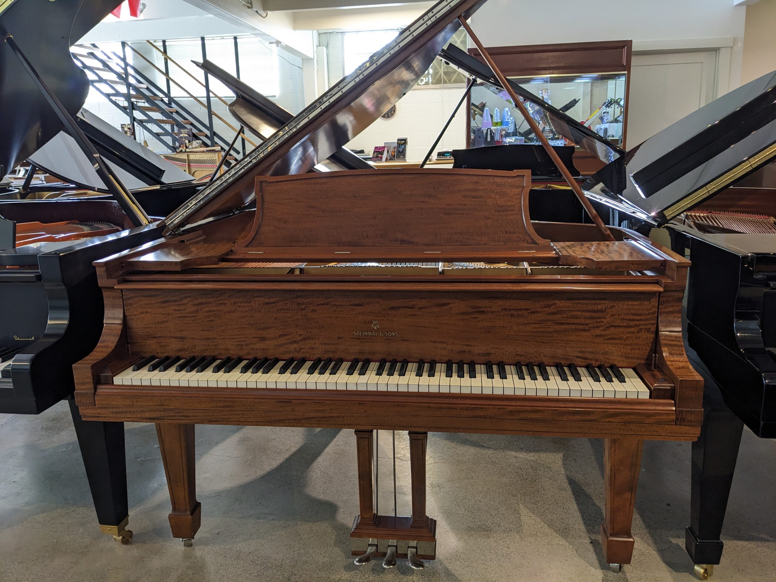 Steinway Model "O" 5' 10 3/4" Grand Piano in Mahogany