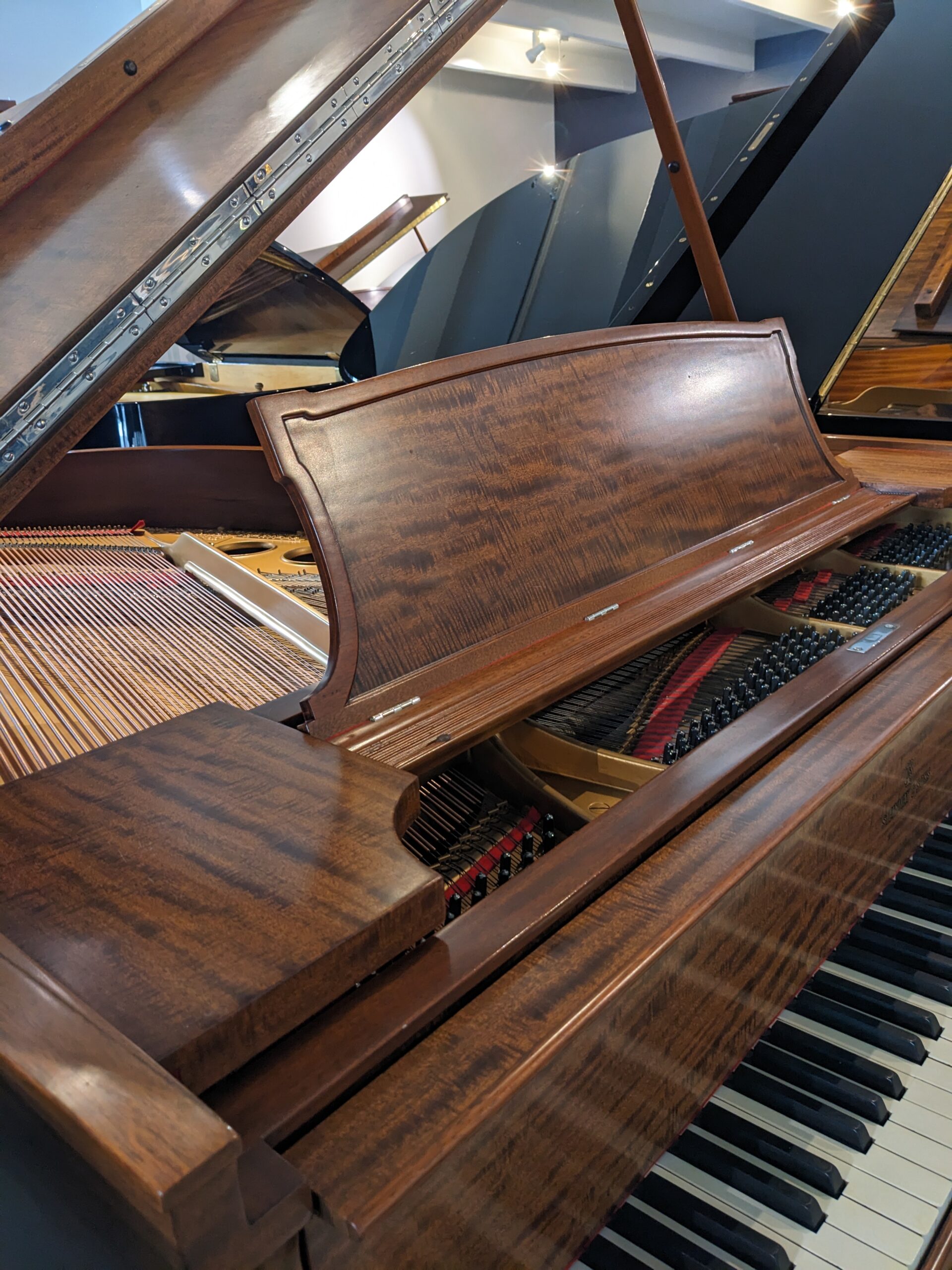 Steinway Model "O" 5' 10 3/4" Grand Piano in Mahogany - Image 8