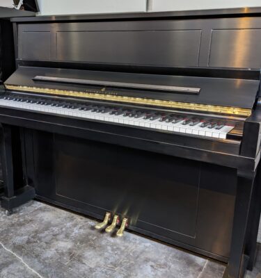 Steinway Upright Model #45 in Satin Ebony # 507504