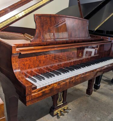 Steinway Crown Jewel Model L Grand in Kewazinga Bubinga