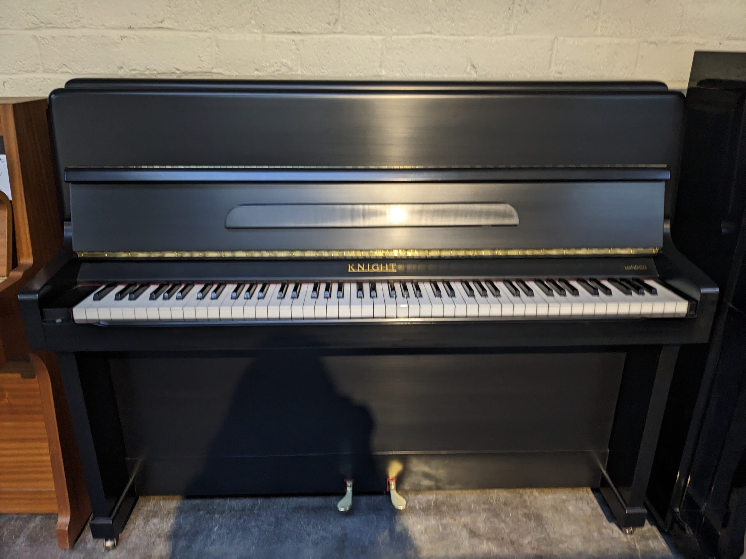 Knight Continental Console in Satin Ebony